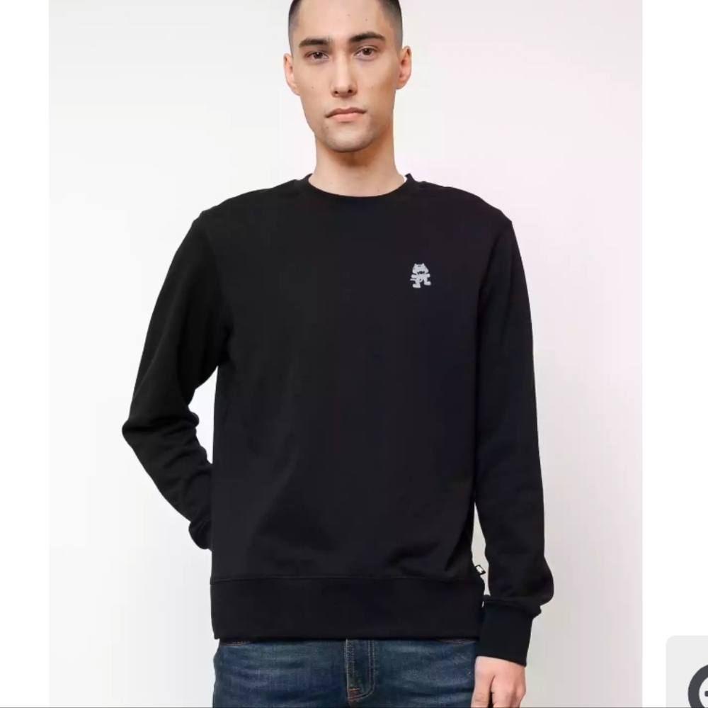Monstercat Men's Black Crewneck Sweater A6